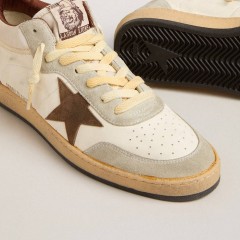 Golden Goose Ball Star LTD In Nappa And Nylon With Suede Star And Inserts