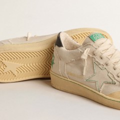 Golden Goose Ball Star LTD With Vanilla Canvas Star And Leather Heel Tab