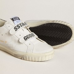 Golden Goose Bio-based Old School With Perforated Star And Glitter Heel Tab