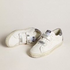 Golden Goose Bio-based Old School With Perforated Star And Glitter Heel Tab