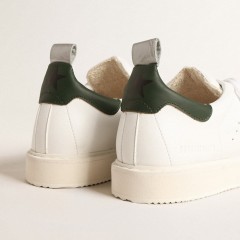 Golden Goose Bio-based Starter With Green Leather Heel Tab