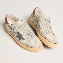 Golden Goose HAUS Of Dreamers Exclusive Women's Super-Star In Ice Gray Crust Leather