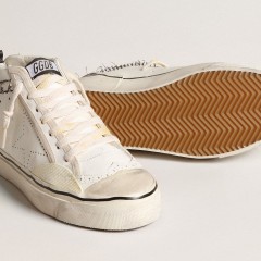 Golden Goose Hi Mid Star LAB With Perforated Star And Flash With Cut-out Stars