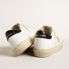 Golden Goose Hi Star With Swarovski Crystal Star And Black Heel Tab