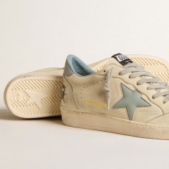 Golden Goose Men's Ball Star LTD With Light Blue Plastic Star And Leather Heel Tab