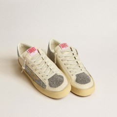 Golden Goose Men's Stardan In Suede With Sand Star And Swarovski Crystal Inserts