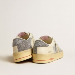 Golden Goose Men's Stardan In Suede With Sand Star And Swarovski Crystal Inserts