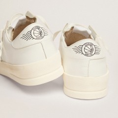 Golden Goose Men's Stardan In White Leather