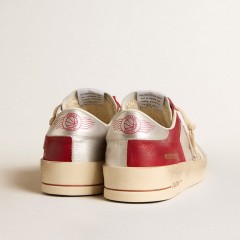 Golden Goose Men's Stardan LTD In Mesh And Nubuck With Nappa Star And Leather Heel Tab