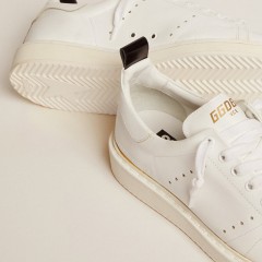 Golden Goose Men's Starter In Leather With Star On The Heel Tab