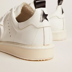 Golden Goose Men's Starter In Leather With Star On The Heel Tab