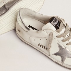 Golden Goose Men's Super-Star With Laminated Star And Heel Tab