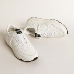 Golden Goose Men's Bio-based Running Sole With White Star And Heel Tab