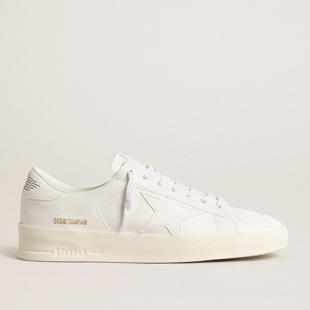 Golden Goose Men's Bio-based Stardan With White Star And Heel Tab