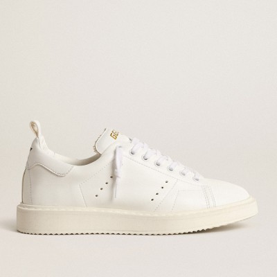 Golden Goose Men's Bio-based Starter With White Star And Heel Tab