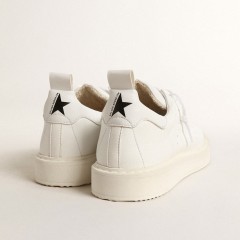 Golden Goose Men's Bio-based Starter With White Star And Heel Tab