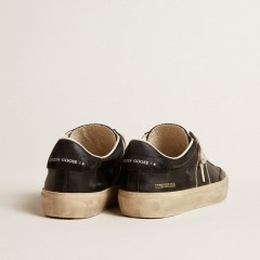 Golden Goose Men's Soul Star In Black Bio-based Nappa