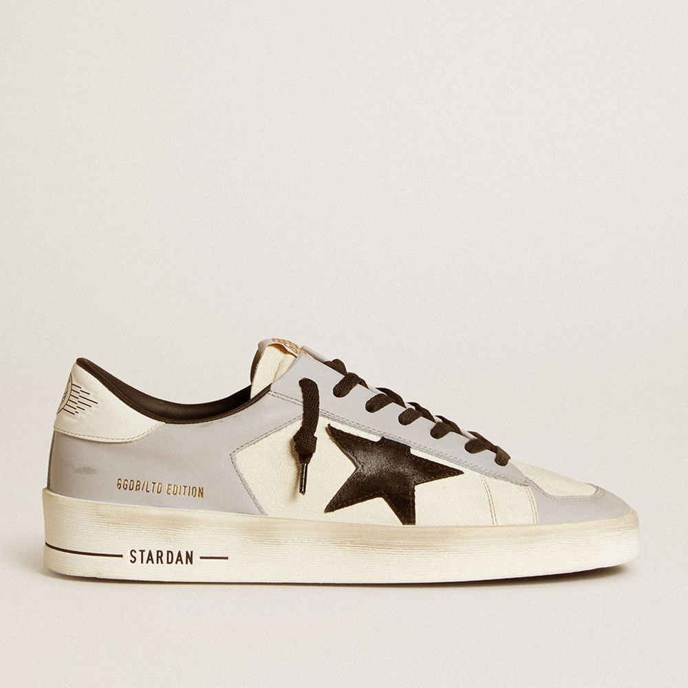 Golden Goose Men's Stardan LTD In Nappa And Leather With Suede Star And Leather Heel Tab