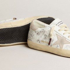 Golden Goose Men's Super-Star LTD CNY In White Leather With Lettering On The Upper