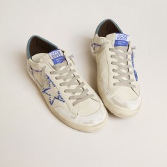 Golden Goose Men's Super-Star LTD In Nappa With Embroidered Star And Leather Heel Tab