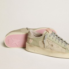 Golden Goose Stardan In Nappa And Leather With Suede Star And Heel Tab