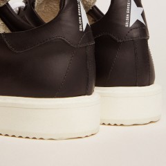 Golden Goose Starter Sneakers In Total Black Leather