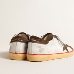 Golden Goose Super-Star LTD With Brown Suede Star And Heel Tab