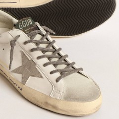 Golden Goose Super-Star LTD With Croc-print Star And Green Heel Tab