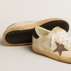 Golden Goose Super-Star LTD With Laminated Leather Star And Black Glitter Heel Tab