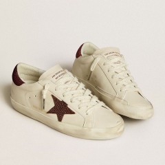 Golden Goose Super-Star LTD With Suede Star And Heel Tab With Swarovski Crystals