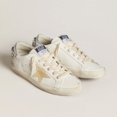 Golden Goose Super-Star LTD With Suede Star And Leather Heel Tab With Crystals