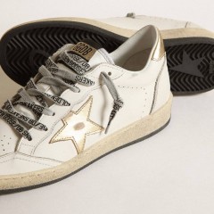 Golden Goose Women's Ball Star With Gold Star And Heel Tab