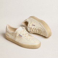 Golden Goose Women's Soul Star In White Nappa With White Leather Heel Tab