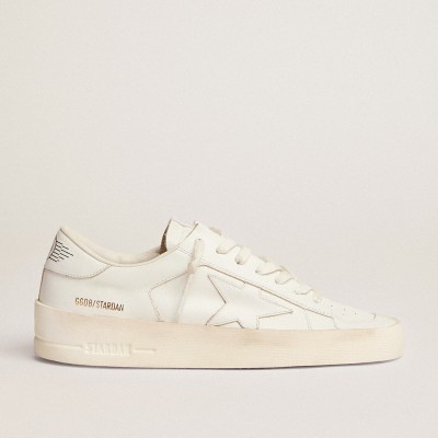 Golden Goose Women's Stardan In Total White Leather