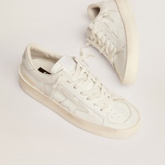 Golden Goose Women's Stardan In Total White Leather