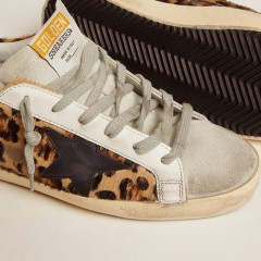 Golden Goose Women's Super-Star In Leopard Print Leather