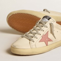 Golden Goose Women's Super-Star Sabots In Nappa With Pink Leather Star