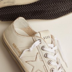 Golden Goose Women's V-Star In Vintage Effect Leather