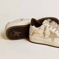 Golden Goose Women's Ball Star LTD With Suede Star And Textured Leather Heel Tab