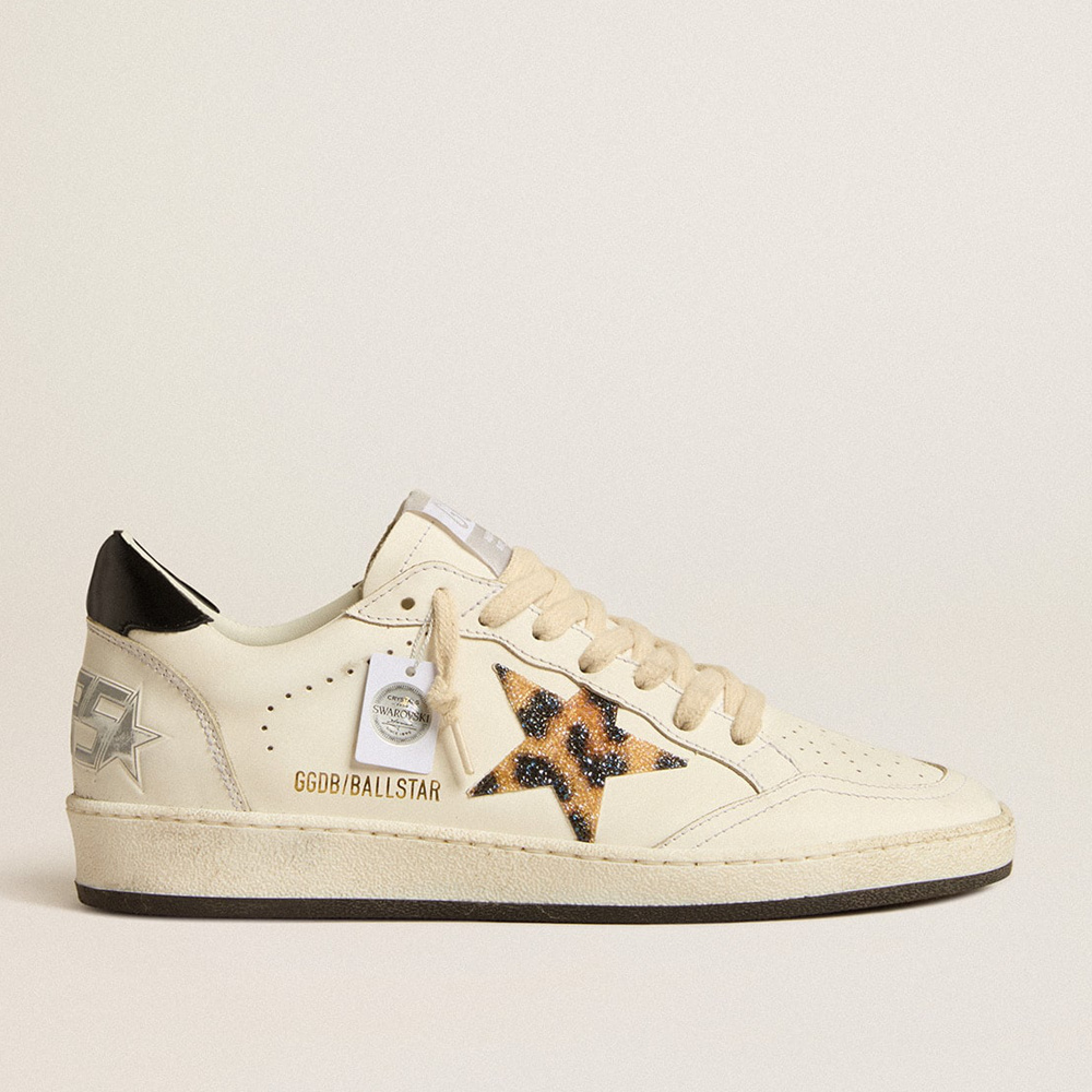 Golden Goose Women's Ball Star With Leopard-print Star Embellished With Swarovski Crystal