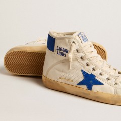 Golden Goose Women's Francy Penstar LAB In Nappa Leather With Blue Star And Nylon Heel Tab