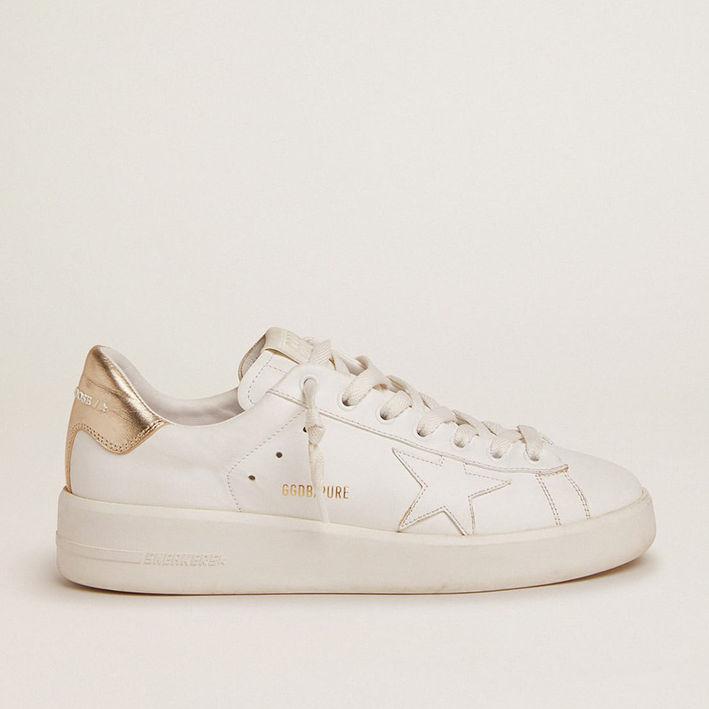 Golden Goose Women's Purestar Sneakers With Gold-coloured Heel Tab