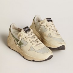 Golden Goose Women's Running Sole LTD In Nylon And Nappa With Nubuck Star And Heel Tab