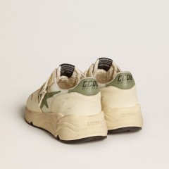 Golden Goose Women's Running Sole LTD In Nylon And Nappa With Nubuck Star And Heel Tab