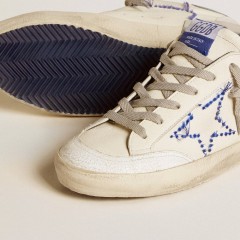 Golden Goose Women's Super-Star LTD In Nappa With Embroidered Star And Leather Heel Tab