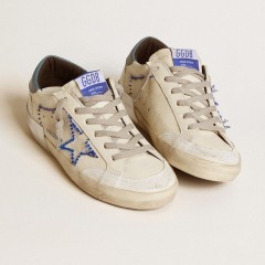 Golden Goose Women's Super-Star LTD In Nappa With Embroidered Star And Leather Heel Tab