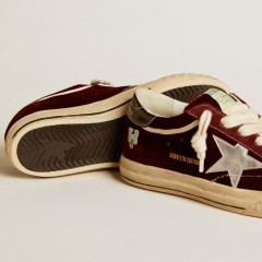 Golden Goose Women's Super-Star LTD In Velvet With Metallic Leather Star And Heel Tab