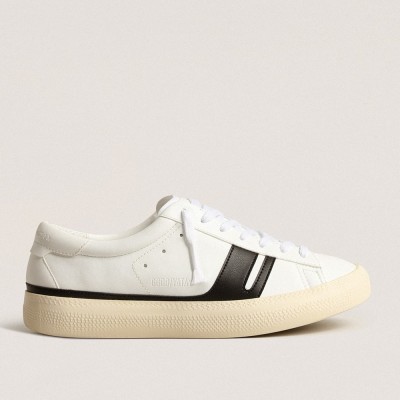 Golden Goose Yatay Model 1B Sustainable Sneakers With White Bio-based Upper And Black Y