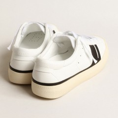 Golden Goose Yatay Model 1B Sustainable Sneakers With White Bio-based Upper And Black Y